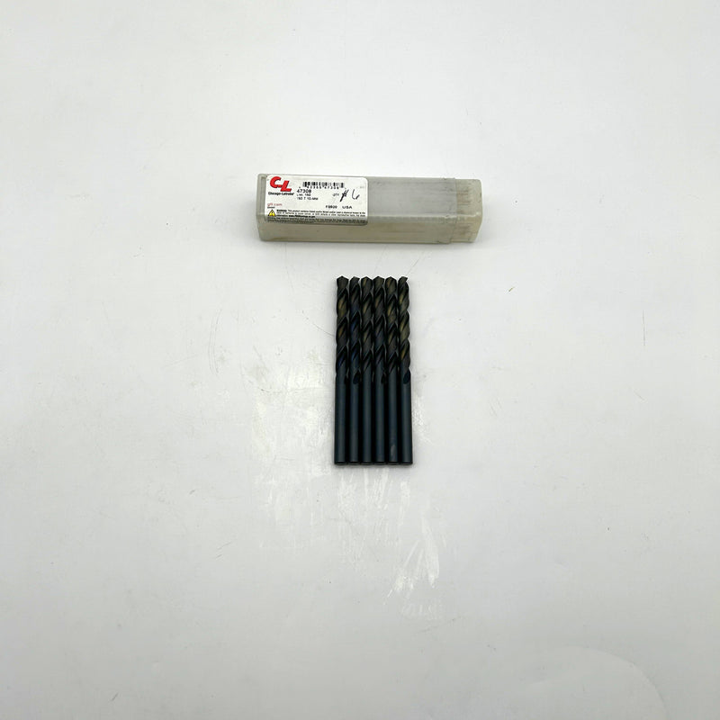 Chicago Latrobe 47308 Drill Bit 150 7.10mm HSS Black Oxide Lot of 6