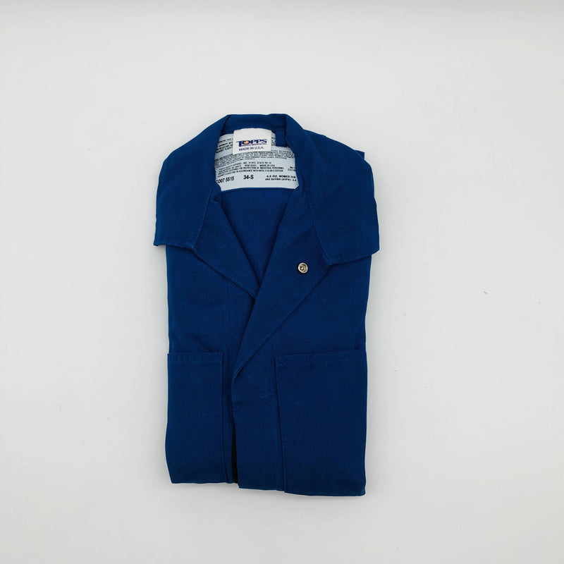 Topps CO075515 Coveralls Flame Resistant 34-S Nomex IIIA 4.5oz Royal Blue No Tag 6