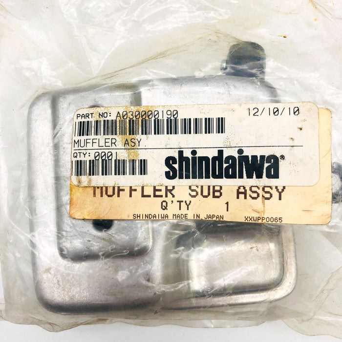 Shindaiwa A030000190 Muffler Assembly OEM NOS Replaces 70103-15100 Sealed 6