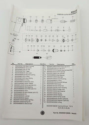Boring Smith Pneumatic Screwdriver 1/4" Hex Positive Clutch 2200RPM 90PSI BS2100 9