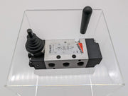 Camozzi 378-905TF Pneumatic Valve 1/8" NPTF 145 PSI Lever Actuator 16 SCFM 2