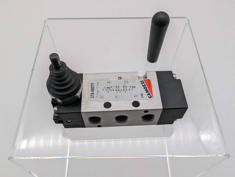 Camozzi 378-905TF Pneumatic Valve 1/8" NPTF 145 PSI Lever Actuator 16 SCFM 2
