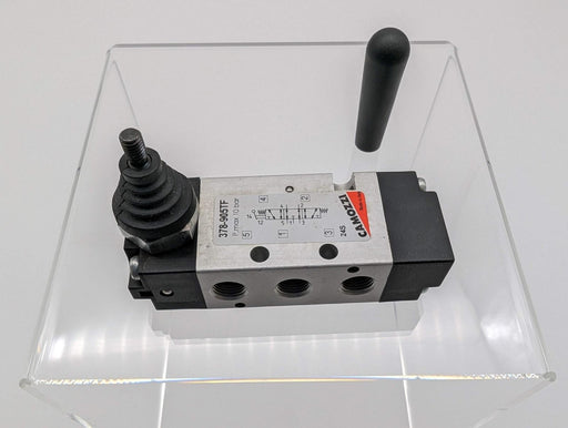Camozzi 378-905TF Pneumatic Valve 1/8" NPTF 145 PSI Lever Actuator 16 SCFM 2