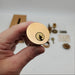 Falcon Deadbolt Single Cylinder & Thumb Turn 2-3/4" Backset Satin Bronze D 4471 5
