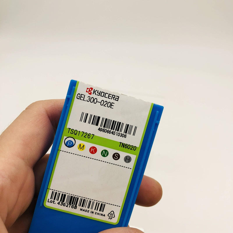 Kyocera GEL300020E TN6020 Indexable Grooving Insert Cermet TSQ17267 Lot of 10 2