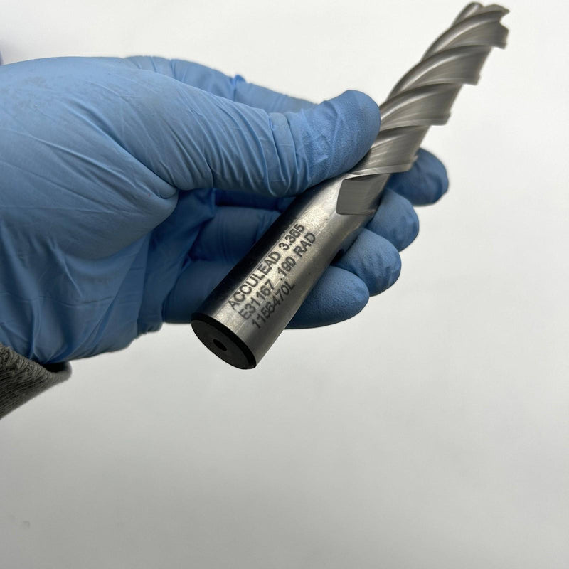Fastcut E31167-OO-F End Mill Special 3/4 x 3/4 x 3-1/2 x 5-3/4 HSSCO 4 FL .190R 7