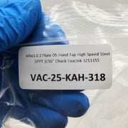 M6x1.0 2 Flute D5 Hand Tap High Speed Steel SPPT 3/16" Chuck Exactek 3211155 5