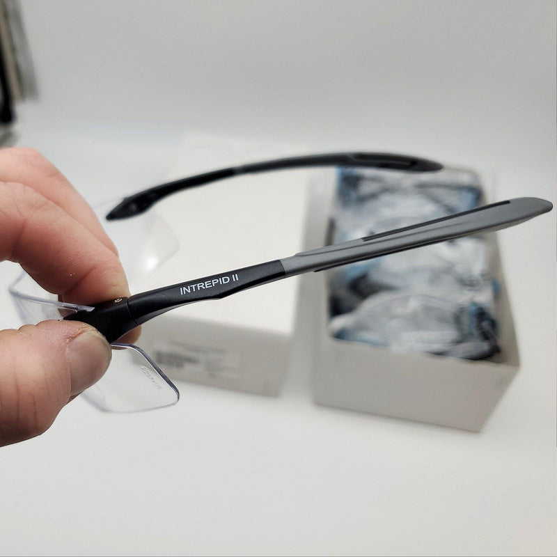 Pyramex SB8810S Safety Glasses Clear Lens and Black Gray Temples Pack of 12 4