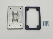 Crouse-Hinds DS32G Toggle Switch Cover Flush Mount w/ Gasket Cast Iron 1