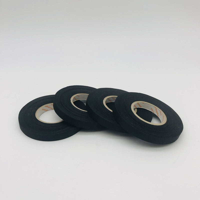 4x Certoplast 514 Pressure-Sensitive Adhesive Tape Fabric 9mm x 25m Wiring Cable 9