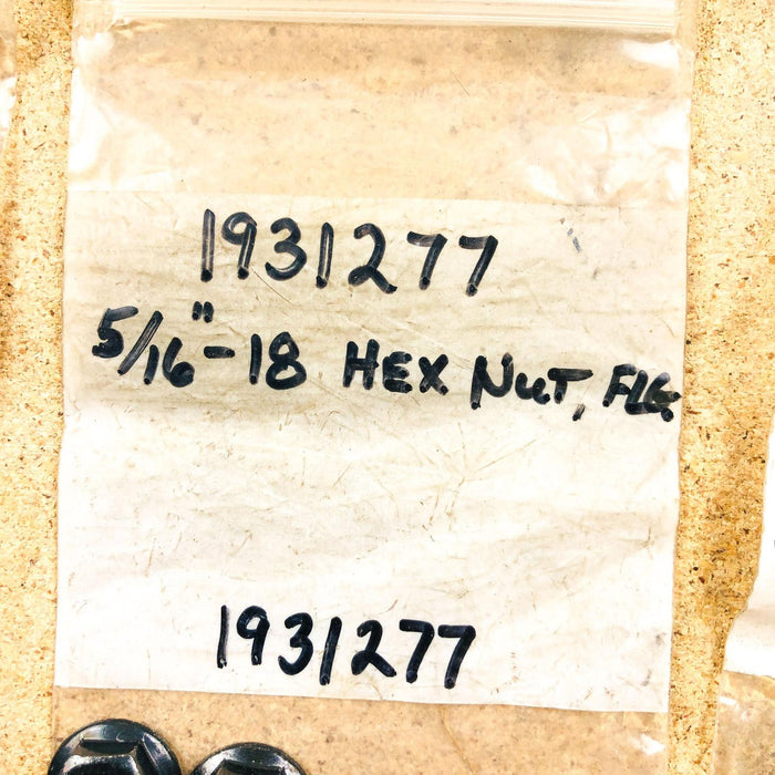 Simplicity 1931277 Nut Hex Flange 5/16-18 OEM NOS Replcd by 703409 Loose 2