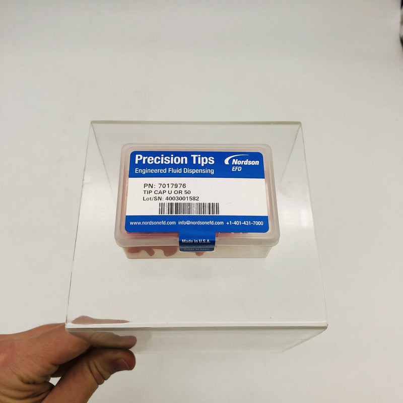 Nordson 7017976 Barrell Caps Twist-On Tip Ultra Series Orange 50/Box 9