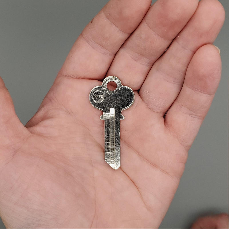 10x Ilco 1175 / WK1 Key Blanks for Weslock Nickel Plated NOS 2