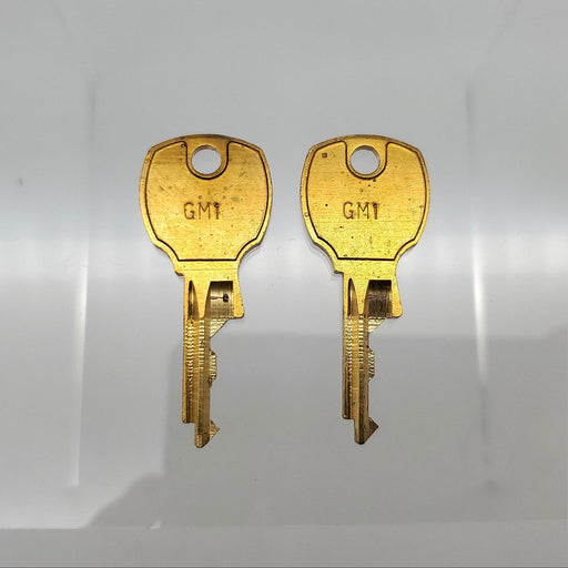 2x National CompX D4299 Master Keys for National Pin Tumbler Cam Locks 2