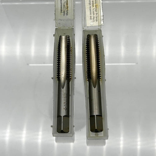 2pk Cle-Line C62070 Plug Hand Tap 9/16-12NC H3 4 Flute General Purpose List 0402 1