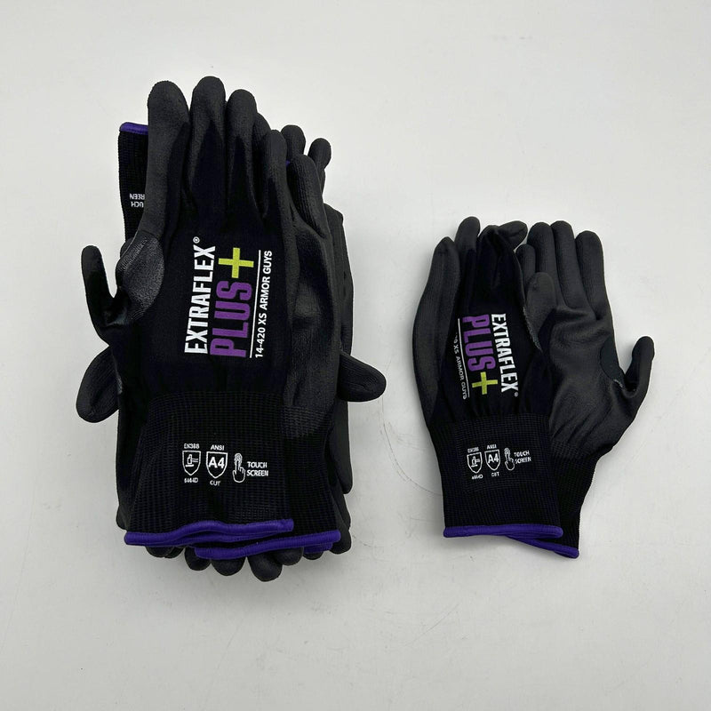 Armor Guys 14-420 Cut Resistant Glove Sz XS Extra Small 18GA Extraflex+ 9 Pairs 9