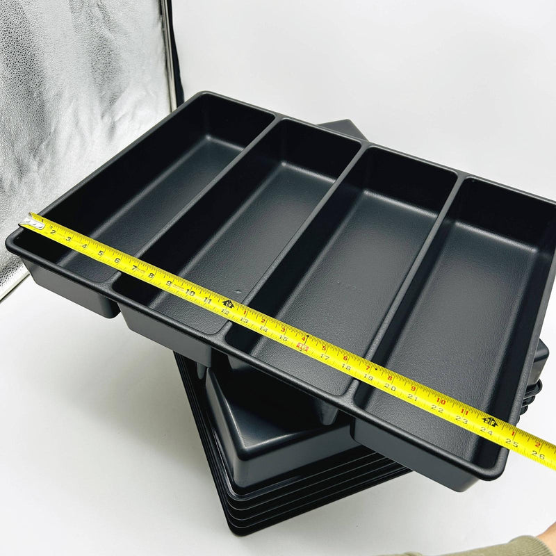 Kennedy 81930 4-Compartment Drawer Divider 4in Depth for 29in Cabinet Lot of 6