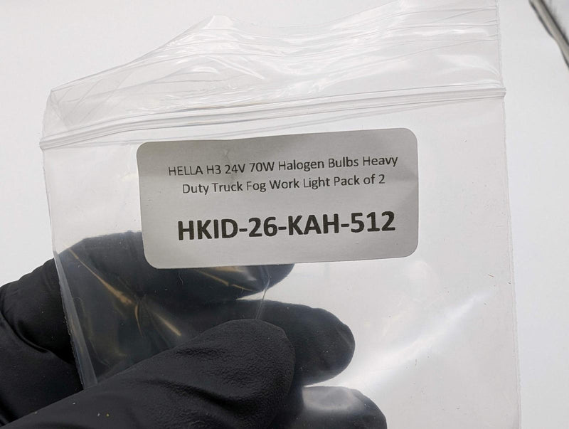 HELLA H3 24V 70W Halogen Bulbs Heavy Duty Truck Fog Work Light Pack of 2