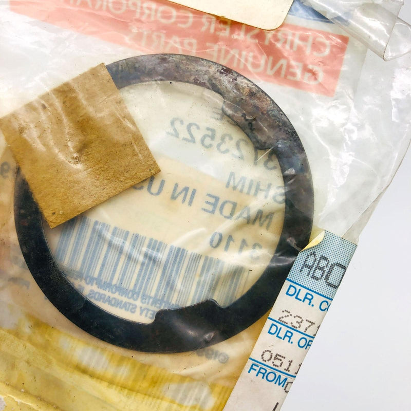 Mopar 3723522 Shim for Drive Pinion Bearing OEM New Old Stock NOS Sealed 2