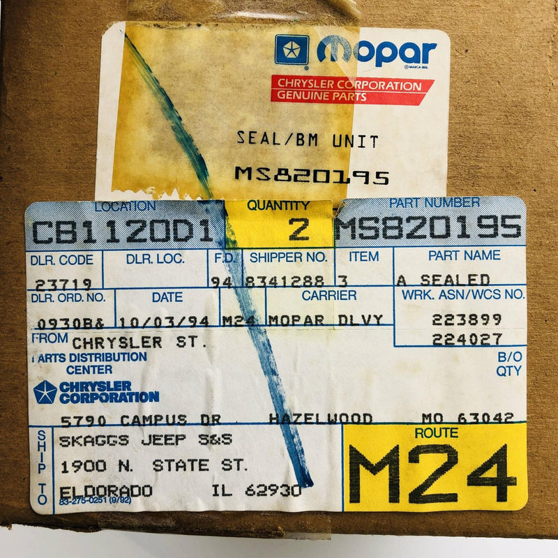 Mopar MS820195 Bulb Headlamp Front Projector OEM New Old Stock NOS Open 2