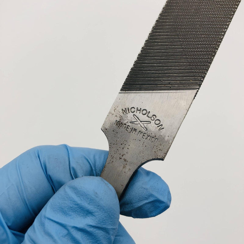 Nicholson 00047N Flat File 10" Double Cut Aluminum Type "A" 12.25 OAL No Handle 2