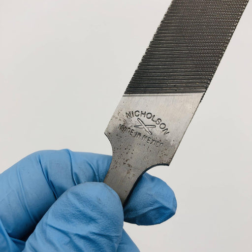 Nicholson 00047N Flat File 10" Double Cut Aluminum Type "A" 12.25 OAL No Handle 2