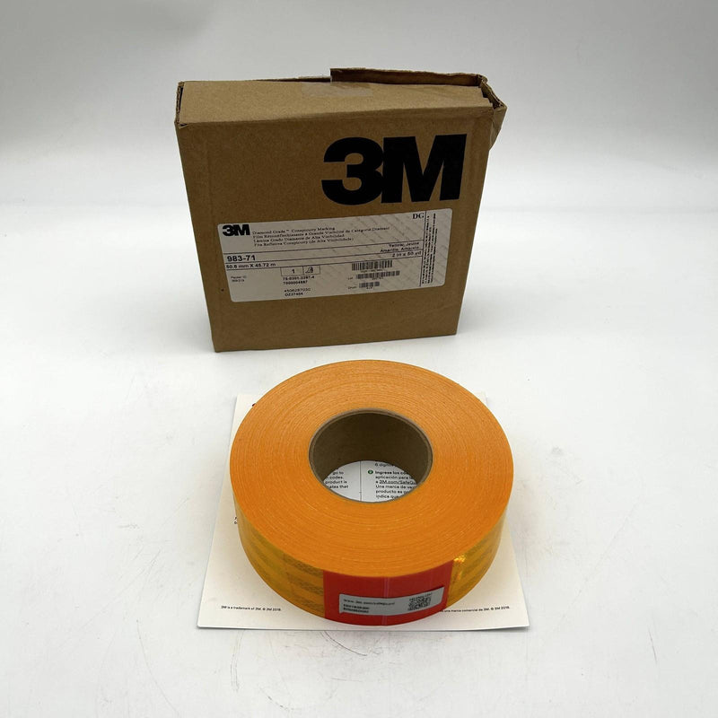 3M Diamond Grade 983-71 ES Yellow Reflective Tape 2in x 150ft Automotive Vehicle 8
