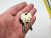 Falcon Door Knob Lever Entry Lock Antique Bronze 2-3/4" Backset LA31DL NOS 9