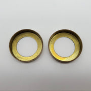 2x Arrow Spacer Rings Satin Brass 3/8" 16CR-123-3 for SFIC Mortise Cylinders 2