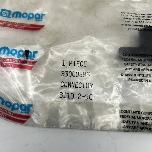 Mopar 33000886 Connector OEM New Old Stock NOS Sealed 2