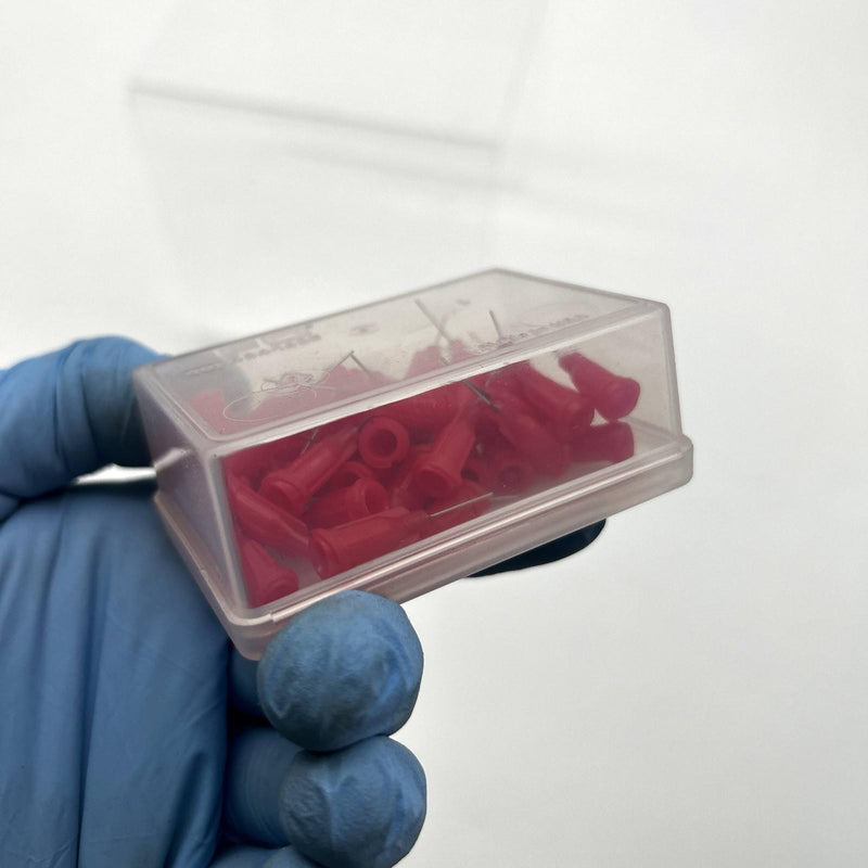 Nordson EFD 7018345 Precision Dispensing Tip 25 Gauge GP .010 x .5 Red 50pk/bx 5