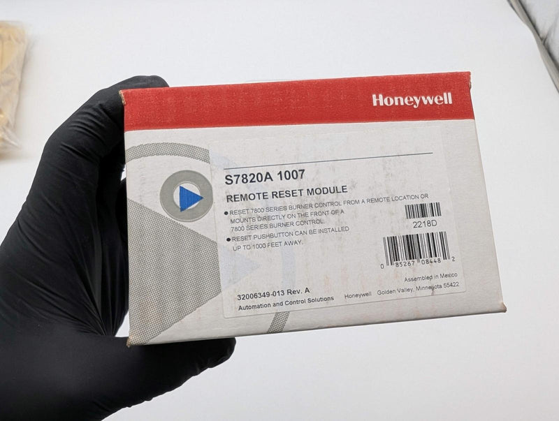 Honeywell S7820A1007 Remote Reset Module for 7800 Series Relay Control 5