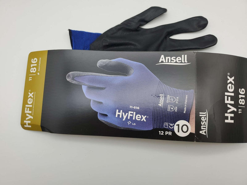Ansell Palm Coated Work Gloves Size XL High Dexterity 11-816 Pack of 12 Pairs 5