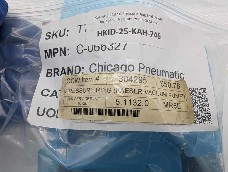 Kaeser 5.1132.0 Pressure Ring Seal Holder for Kaeser Vacuum Pump OEM Part 4
