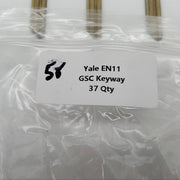 5x Yale EN11 Key Blanks GSC Keyway Nickel Silver 6 Pin NOS 4