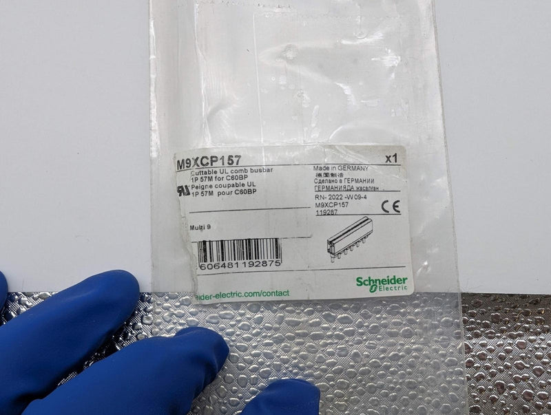 Schneider M9XCP157 Multi 9 Combo Busbar 80A 277/480 VAC 18mm Pitch 57 Modules 5