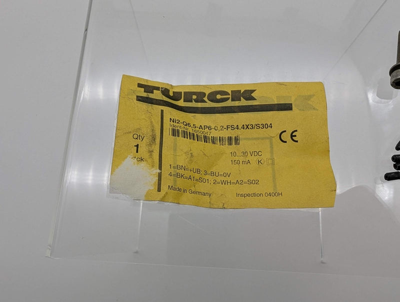 Turck NI2-Q6.5-AP6-0.2-FS4.4X3/S304 Monitoring Kit for Power Clamps 5