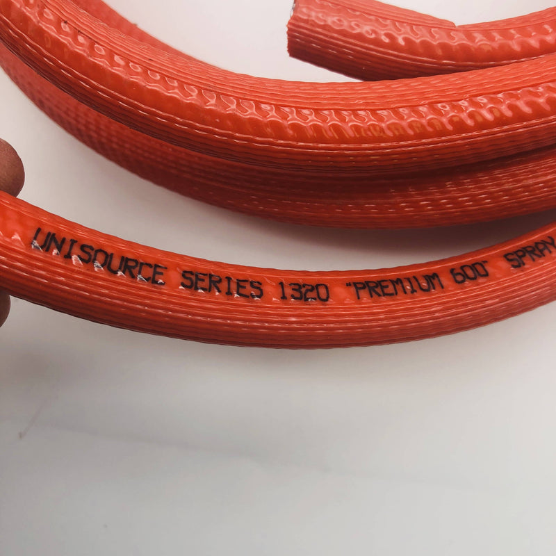 3/8" PVC Spray Hose 15FT 600PSI Water, Air, Chemicals Unisource 1360-038 Orange 5