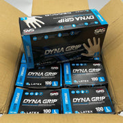Dyna Grip 650-1003 Disposable Gloves Sz Large 7 Mil Powder Free Latex 1000/Case 1