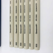 Gesswein Diemaker Stones 4053605 1/2" Round x 6" 600 Grit Aluminum Oxide Bro 6pk 4