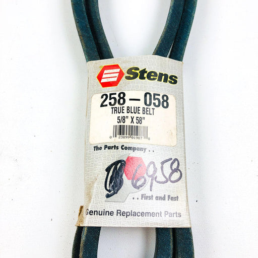 Stens True Blue 258-058 5/8 x 58 Lawn Mower V Belt New Old Stock NOS USA Made 2