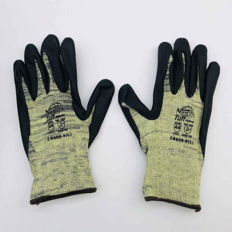 Global Glove CR609-LG Work Glove Sz 9/Large Tsunami Grip Tuff Hybrid 12 Pairs 5