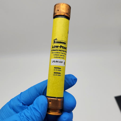 Bussmann LPS-RK-6SP Fuses 6A 600V Time Delay Low-Peak UL Class RK1 Box of 10 2