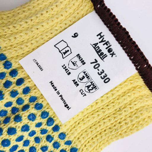 Hyflex 70-330 Cut Resistant Gloves Size 9.0 Large Made with Kevlar Dotted 8 Prs 2