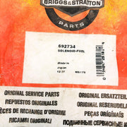 Briggs and Stratton 692734 Fuel Solenoid OEM NOS Open Replaces 497672/495739 7