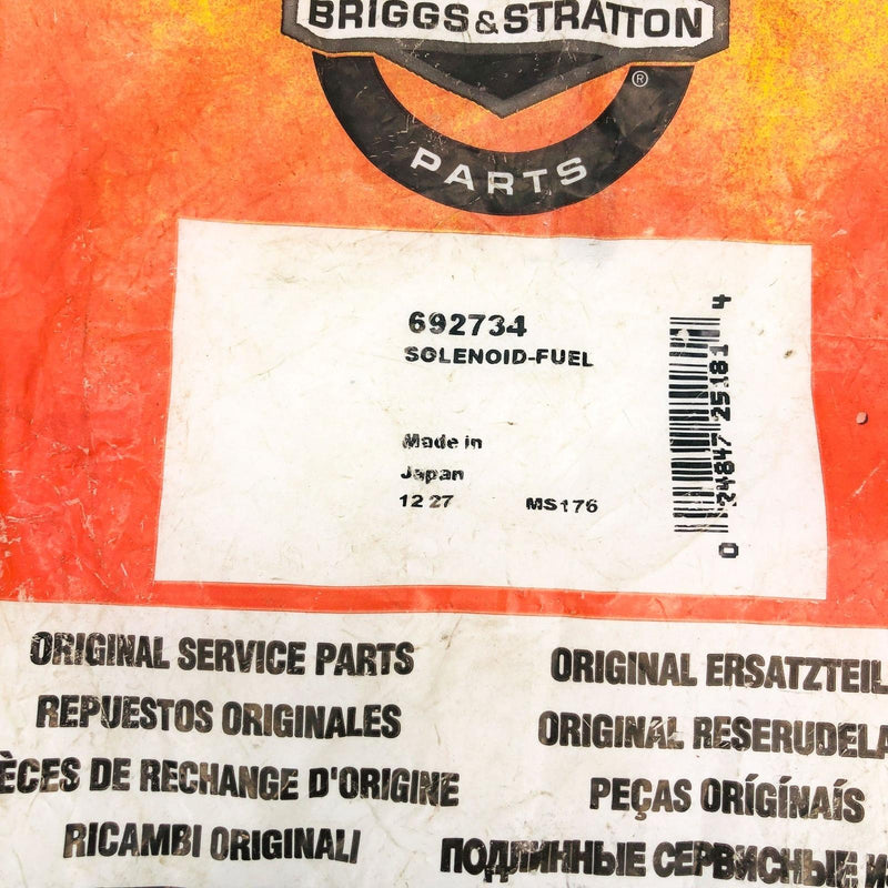 Briggs and Stratton 692734 Fuel Solenoid OEM NOS Open Replaces 497672/495739 7