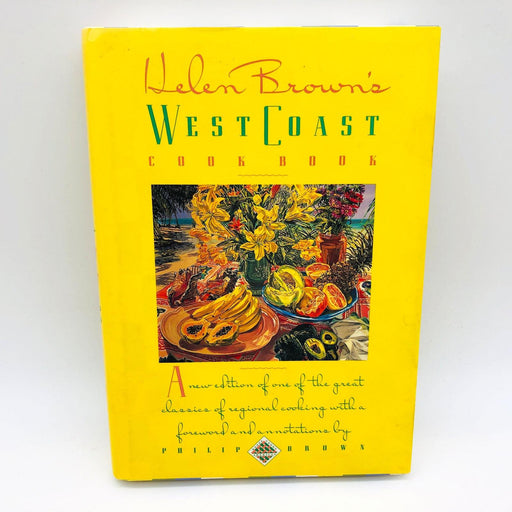 West Coast Cookbook Hardcover Helen Brown 1991 Western Cookery Recipes Revised 1