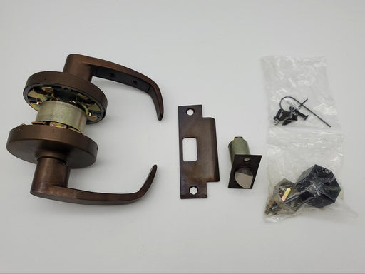 Sargent Door Lever Passage Latch Oiled Bronze 2-3/4" Backset L Lever 10U15 2