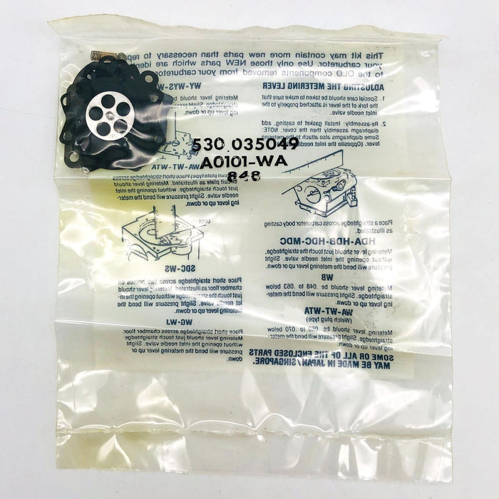 Poulan 530035049 Carburetor Kit for Chainsaw OEM NOS Sealed A0101-WA 1