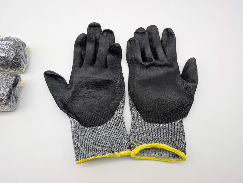 MCR Cut Resistant Work Gloves Large PU Coated Palm P92723PU Pack of 6 Pairs 3